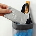 thumbnail image 4 of Injueey Soporte para bolsa de comestibles Colgante Cocina Dispensador de almacenamiento de basura Puerta trasera Misceláneas Correa Organizadores de utensilios de cocina Amarillo, 4 of 6
