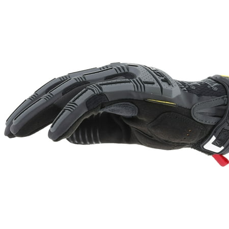 Mechanix Wear - M-Pact Work Glove, Black, Size X-Large, Touchscreen Capable, TPR Impact Protection, D30 Padded Palm