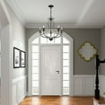 thumbnail image 3 of 42905-04 Livex Lighting Katarina - 5 Light Chandelier In Transitional Style-23 Inches Tall and 23 Inches Wide-Black/Antique Brass Finish, 3 of 8