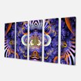 thumbnail image 2 of Magical Fairy Pattern Illustration - Floral Canvas Art Print, 2 of 3