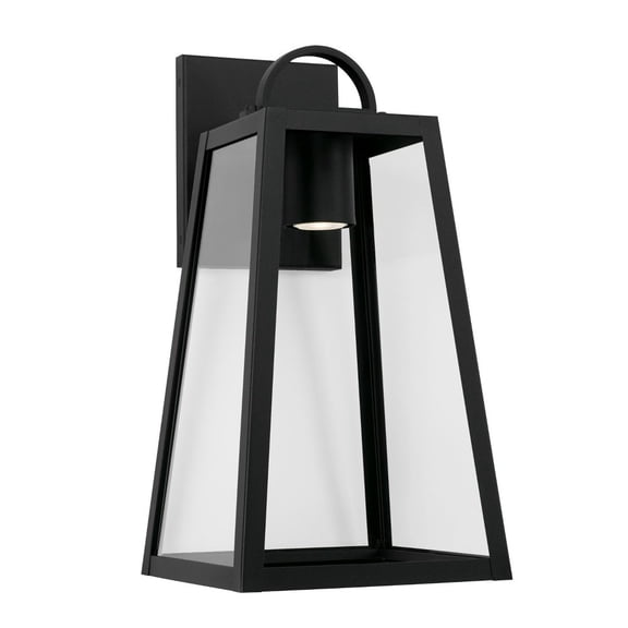 1 Light Outdoor Wall Lantern Rain Or Shine Made For Coastal Environments-Black Finish Capital Lighting 943712Bk-Gl