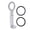Silver, variant on Riousery Magnetic Clip On Phone Holder 360 Degree Rotation Aluminum Alloy Foldable Universal Tripod Mount for Bike, Silver (5.51 inches / 14 cm)