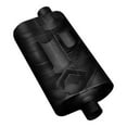 thumbnail image 3 of Flowmaster Exhaust Muffler 52557 Super 50 Series; Single 2-1/2 Inch Center Inlet; Single 2-1/2 Inch Offset Outlet; 17 Inch Body/23 Inch Overall Length, 3 of 4