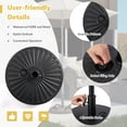 thumbnail image 4 of Topbuy Water & Sand Fillable Umbrella Base 20" Round Table Umbrella Stand Base Umbrella Pole Holder, 4 of 10