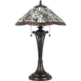 thumbnail image 4 of Quoizel White Valley 2-Light 25" Table Lamp in Vintage Bronze, 4 of 6