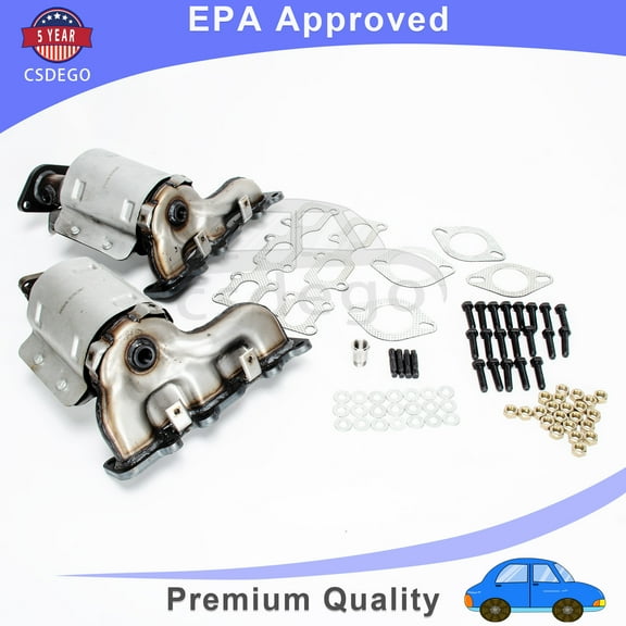 Exhaust Manifold Catalytic Converter Left Right For Ford Explorer 3.5L 2013-2019