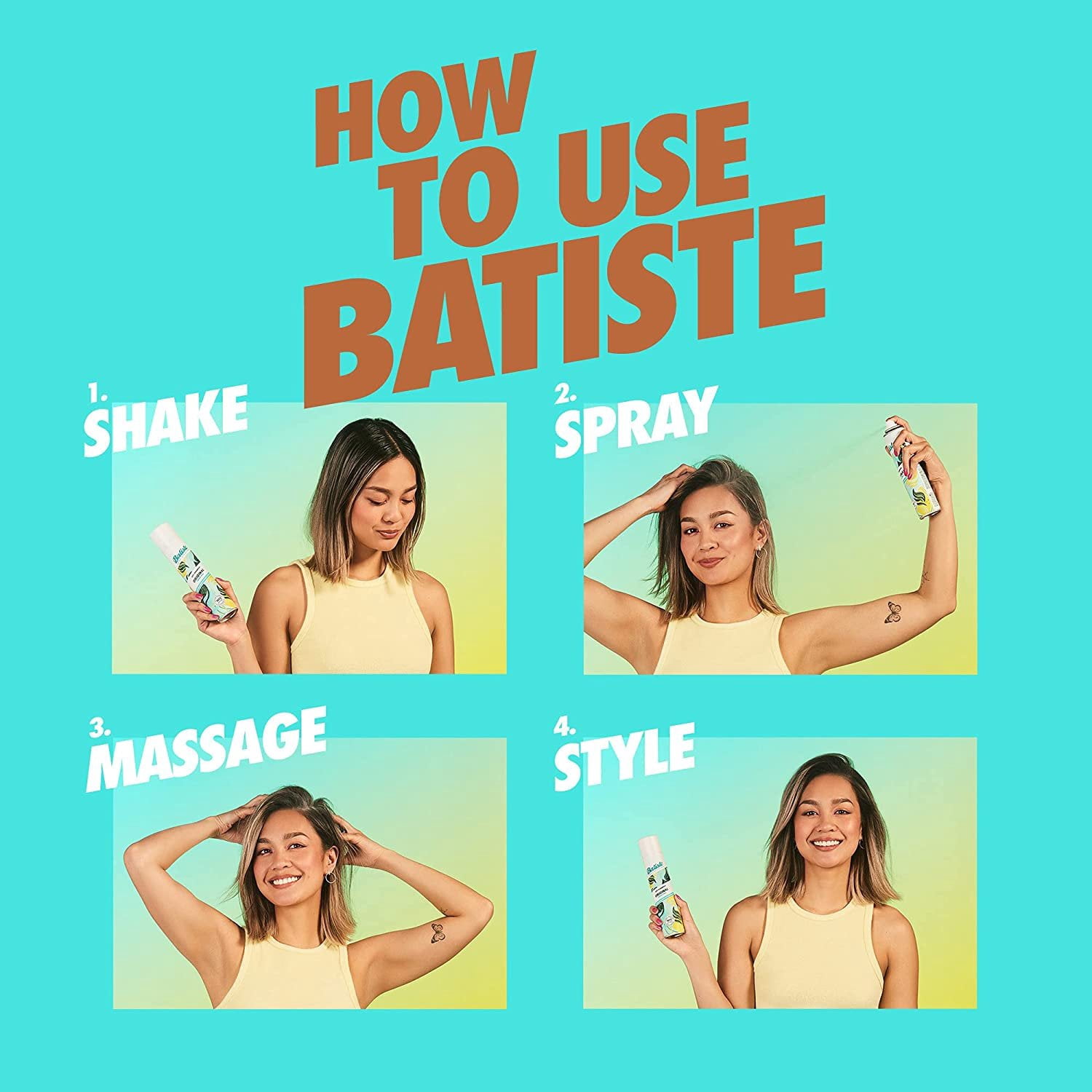 Batiste Dry Shampoo, Divine Dark, 6.73 fl. oz.