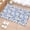 Gray Blue White, variant on Small Round Rug 3 Ft, Blue Daisy Non Slip Area Rug for Bedroom, Spring Floral Summer Botanical Watercolor Washable Low Pile Circle Carpet Door Mat for Indoor Home Kitchen Entryway Nursery Decor