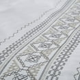 thumbnail image 2 of Superior Embroidered Duvet Cover Set, King/ Cal King, White, 2 of 6