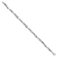 thumbnail image 3 of Auriga Fine Jewelry 14K White Gold Fancy Link Bracelet 8.25inch for Women, 3 of 6