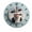 FFclock060, variant on ZXCXRQFa Floral Spring Summer Wildflower Ladybugs Wood Wall Clock Silent Non-Ticking Kitchen Desk Clock Battery Operated Analog Decorative Round Clocks 10 in Garden Home Decor