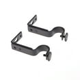 thumbnail image 2 of MasteelfCA 2pcs 18-22mm Adjustable Curtain Holder Curtain Drapery Rod Bracket (Black), 2 of 7