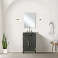thumbnail image 4 of Laurel 20 in W x 18 in D Black Oak Single Bath Vanity, Acrylic Top, and Faucet Set, 4 of 5
