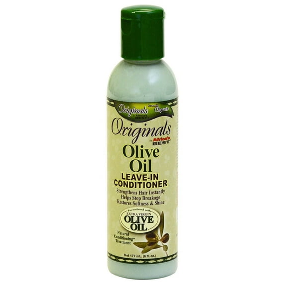 Africas Best Originales Olive Oil Leave-In Conditioner 6oz (Pack of 2)
