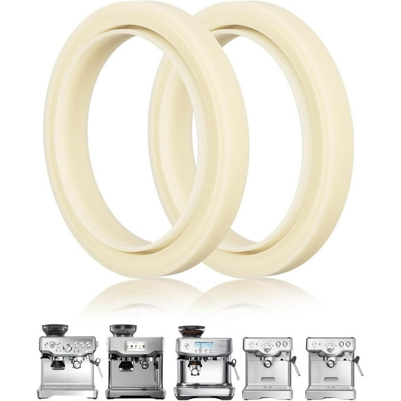 2PCS 54mm Silicone Steam Ring for Breville Espresso Machine 878/870/860/880/810/840/450/500 and Sage 880/878/875/870/810/500, Breville Espresso Machine Accessories Grouphead Gasket Replacement Part