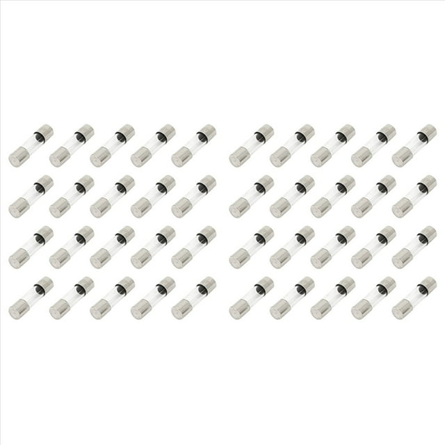 40 Pzs 250V 2A F2Al Fusibles de Tubo de Vidrio Agil Rapida 5 mm X 20 Mm