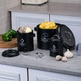 thumbnail image 3 of Potato and Onion Storage Bin, Kitchen Storage Canister Set with Lids, Countertop Potato Onion Garlic Keeper, Fruit Vegetable Storage Containers Jars for Pantry & Kitchen Counter, 3 of 7