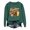 Blackish Green, variant on Womens Shirts Women Funny Letter Football Graphic Long Sleeve Pullover Sweatshirt Loose Fit No Hood Casual Fan Tops For Back To School Day Daily Fall