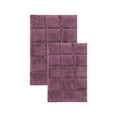 thumbnail image 2 of BNM Non-Slip Washable Bath Rug Set, 20" x 30", 24" x 36", Plum, 2 of 8