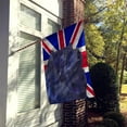 thumbnail image 2 of Chow Chow with English Union Jack British Flag Flag Canvas House Size, 2 of 2