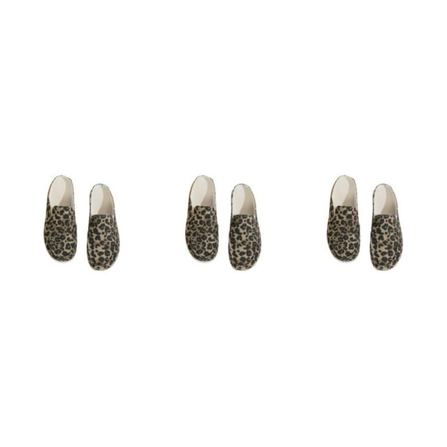 Zuecos Minnieouse de mujer cómodos y favorecedores Leopardo 41 1 Type1 NO1