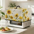 thumbnail image 2 of TSOVTHRID Sunflower Dragonfly Butterfly Print Countertop Microwave Oven Cover Dust Protection Small Appliance Toaster Ovens Dust Cover for Kitchen Decor, 18.25"W x 14.5"D x 11"H, S, 2 of 7