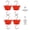 Red, variant on Ant Moat for Hummingbird Feeder - 3 OZ x 2 Pack Clear Insect Guard with Large Capacity