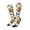 2 Black-2, variant on Women Crew Soft Moisture-wicking Socks Butterflies Wild Insect Pattern Design Cotton Socks, One Size fit All