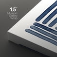 thumbnail image 4 of Wall26 Canvas Wall Art Set of 3 Navy Blue Stripe Polygon Pattern Collage Abstract Geometric Prints Illustrations Decorative Bohemian Multicolor Home Wall Decora - Unframed 24"x36"x3, 4 of 5