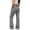 T10-Grey, variant on Uniform Pants For Girls Back To School Elastic Waist Leggings Straight Leg Solid Color Flare Trousers 9-10 Years Hot Pink