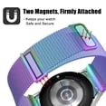 thumbnail image 2 of MSHUN Metal Band Compatible with Samsung Galaxy Watch 5 40mm 44mm/Watch 5 Pro LTE/Galaxy Watch 4 40mm 44mm/Watch 4 Classic 42mm 46mm, No Gap Mesh Loop Magnetic Bands Adjustable Strap (Colorful), 2 of 6