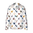 thumbnail image 2 of Picia Various Rooster Women's Men's UPF 50+ Sun Protection Hoodie Shirt Long Sleeve SPF Fishing Outdoor UV Hiking Lightweight Shirts-3X-Large, 2 of 9