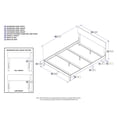 thumbnail image 3 of Orlando Queen Traditional Bed in Espresso, 3 of 3