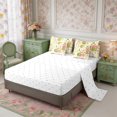 thumbnail image 4 of Manfei Kawaii Gnome King Bedding 7pcs,Floral Plaid King Bed in a Bag,Reversible, 4 of 6