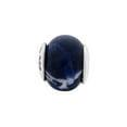thumbnail image 3 of Sodalite Stone Charm .925 Sterling Silver Antiqued Reflection Beads, 3 of 5