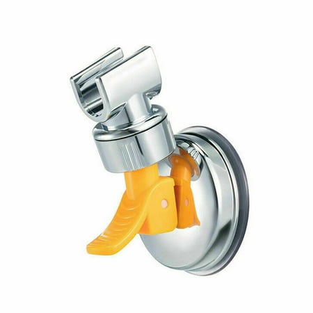 

Mingyiq Bathroom Shower Handset Head Holder Suction Bracket Wall Mounted ABS Adjustable