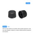 thumbnail image 3 of Unique Bargains Potentiometer Control Knob ABS Guitar Knob For Electric Guitar D Type Black 5PCS, 3 of 4