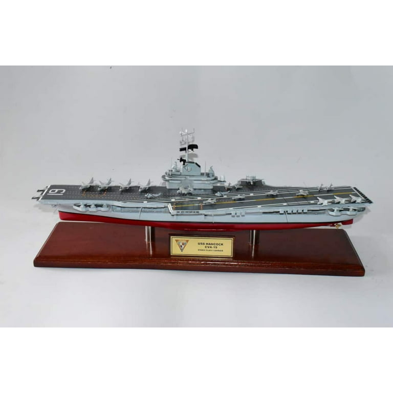 USS Hancock CVA-19 Aircraft Carrier Model,Navy,Scale Model