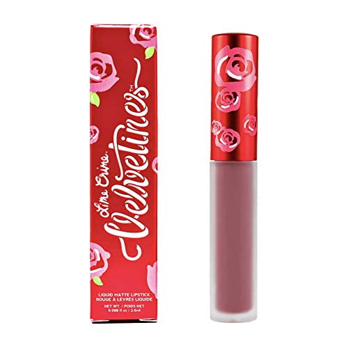 Lime Crime Velvetines Liquide Mat Rouge à Lèvres, Sasha - Rosier Grillé - Parfum de Vanille Française - Longue Durée Veloutée Mat Rouge à Lèvres - Wont Saignent Ou Transfe