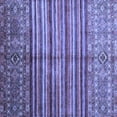 thumbnail image 1 of Ahgly Company Machine Washable Indoor Square Southwestern Blue Country Area Rugs, 5' Square, 1 of 4
