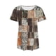 thumbnail image 5 of Camiseta Casual de Cuello Redondo de Manga Corta de las Mujeres, Top Ligero de Moda para el Uso Diario, 5 of 5