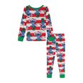thumbnail image 2 of Stitch Girls Christmas Pajama Top & Pant Set, 2-Piece, Sizes 4-10, 2 of 3