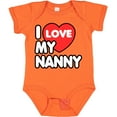 thumbnail image 3 of Inktastic I Love My Nanny Boys or Girls Baby Bodysuit, 3 of 5