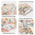 thumbnail image 3 of Dailycode Small Short Sleeve Button Down Shirts Hand Drawn Rainbow Rain Cloud Casual Shirt 3-10 Years, 3 of 9