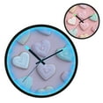 thumbnail image 2 of Indoor 12' Voice-Activated Luminous Decoration Wall Clock With LED Night Light Heart-shaped Cookies, 2 of 8