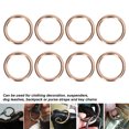 thumbnail image 4 of YSTINNG 50Pcs Metal Rings 15x3mm Iron Material Sturdy Durable Multifunctional Exquisite O Rings Metal B311-963, 4 of 5