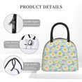 thumbnail image 4 of Easygdp Daisies Flowers Bolsa de Almuerzo Insulada Grande, Forro de Aluminio, Diseño Espacioso, a Prueba de Fugas, Ideal para Trabajo, Picnics, Viajes y Actividades al Aire Libre, 4 of 6