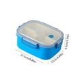 thumbnail image 3 of Stainless Steel Lunch Container with Lid, Odor Proof, 3 or 4 Compartments for Meal Prep, School, Office, Travel, 3 of 5