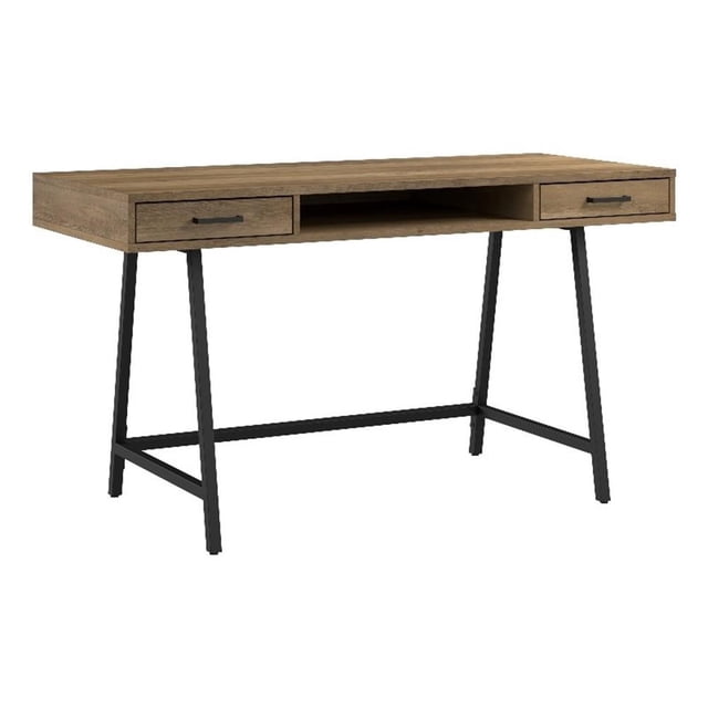 Steele Bureau d'Écriture 54W en Pin Récupéré par Bush Furniture - Bois d'Ingénierie