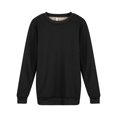 thumbnail image 1 of WEAIXIMIUNG Chandails en Molleton d'Automne pour Femmes Mode 2024 Chandails en Molleton Unis Automne et Hiver Chauds en Laine d'Agneau Col Rond Manches Longues, 1 of 8